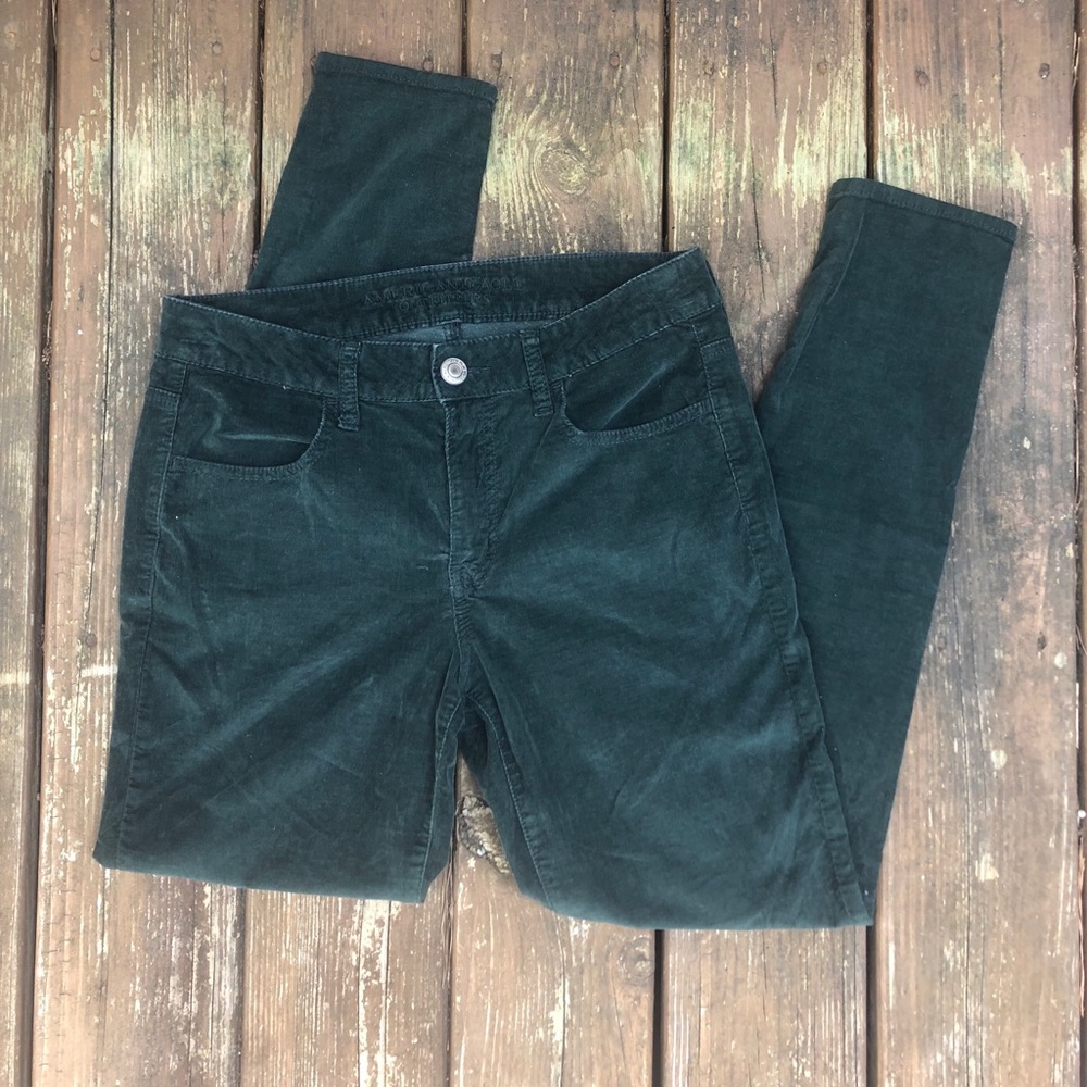 Forest Green Corduroy Jeans